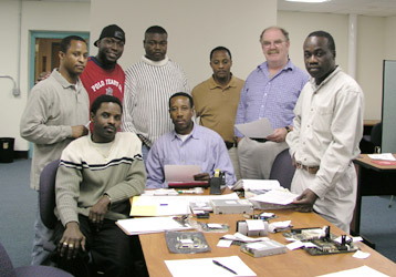 FSN students in a computer class